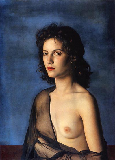 Wikioo.org - The Encyclopedia of Fine Arts - Painting, Artwork by Pietro Annigoni - La bella italiana