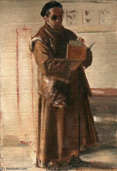 WikiOO.org - 백과 사전 - 회화, 삽화 Pietro Annigoni - Self portrait