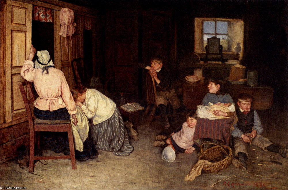 Wikioo.org - The Encyclopedia of Fine Arts - Painting, Artwork by Robert Gemmell Hutchison - the pathos of life