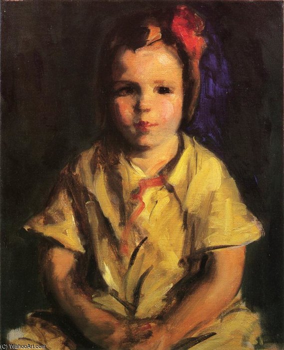 Wikioo.org - The Encyclopedia of Fine Arts - Painting, Artwork by Robert Henri - Cointh Lovis Portrait of Faith