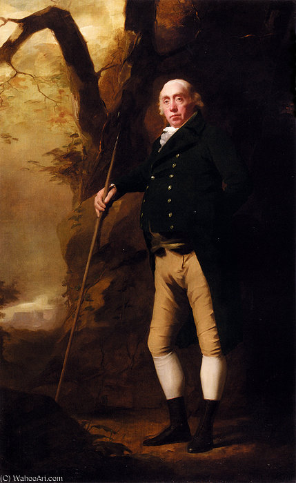 Wikioo.org - The Encyclopedia of Fine Arts - Painting, Artwork by Henry Raeburn - portrait of alexander keith of ravelston midlothian