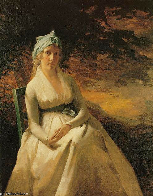 Wikioo.org - The Encyclopedia of Fine Arts - Painting, Artwork by Henry Raeburn - Portrait of Mrs. Andrew