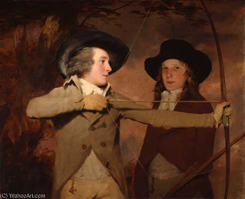 Wikioo.org - The Encyclopedia of Fine Arts - Painting, Artwork by Henry Raeburn Dobson - the archers