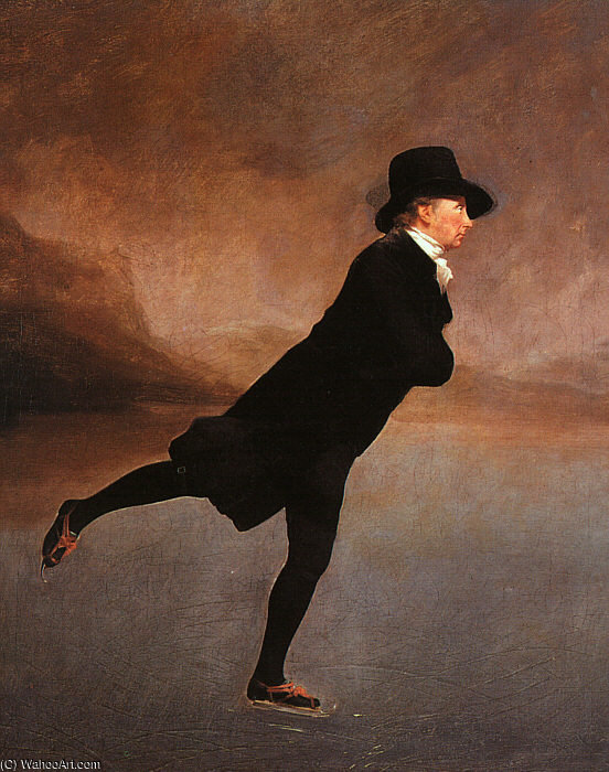 Wikioo.org - The Encyclopedia of Fine Arts - Painting, Artwork by Henry Raeburn - the reverend robert walker skating
