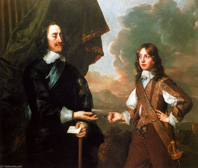 Wikioo.org - The Encyclopedia of Fine Arts - Painting, Artwork by Pieter Van Der Faes (Peter Lely) - charles i an the duke of york