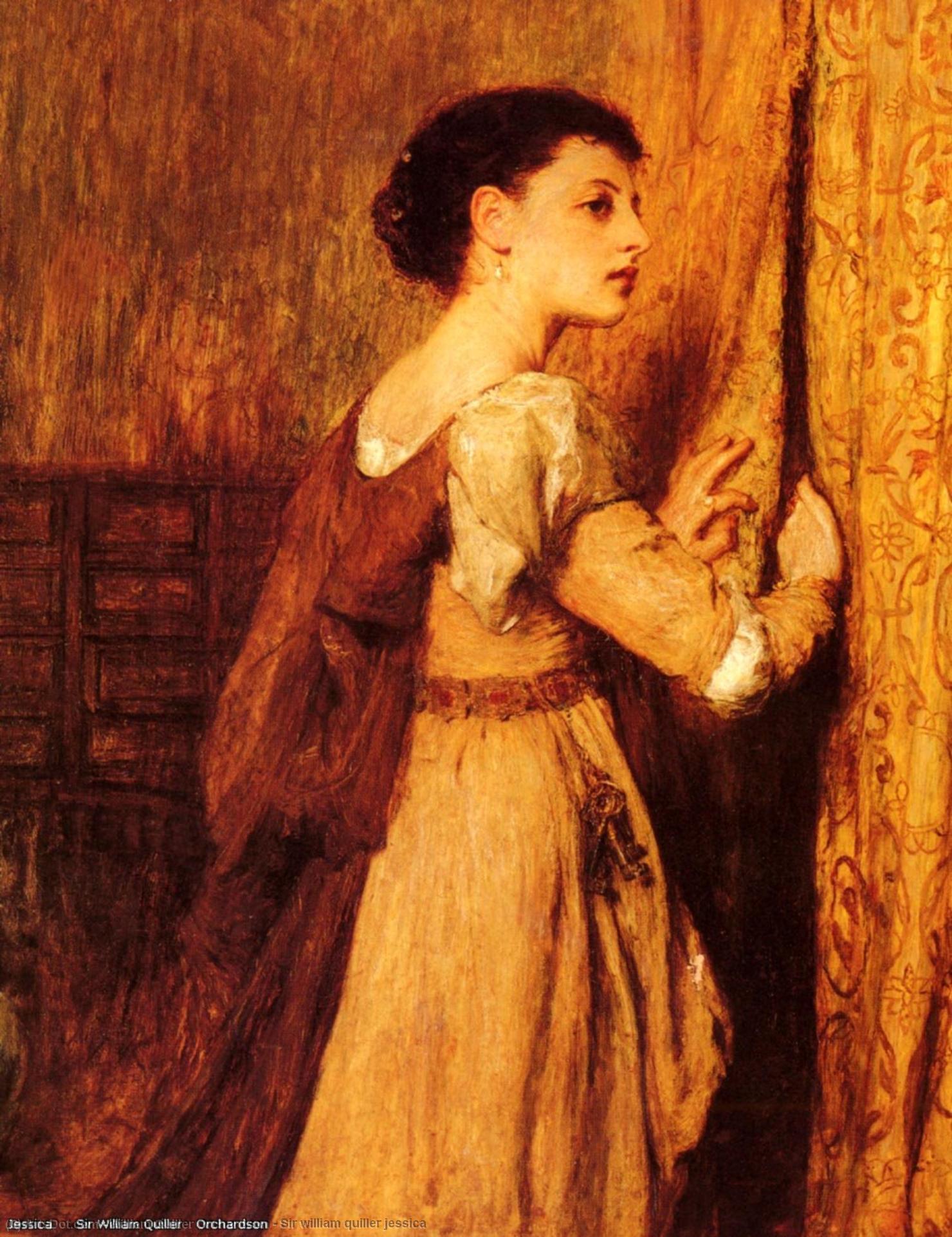 Wikioo.org - The Encyclopedia of Fine Arts - Painting, Artwork by William Quiller Orchardson - Sir william quiller jessica