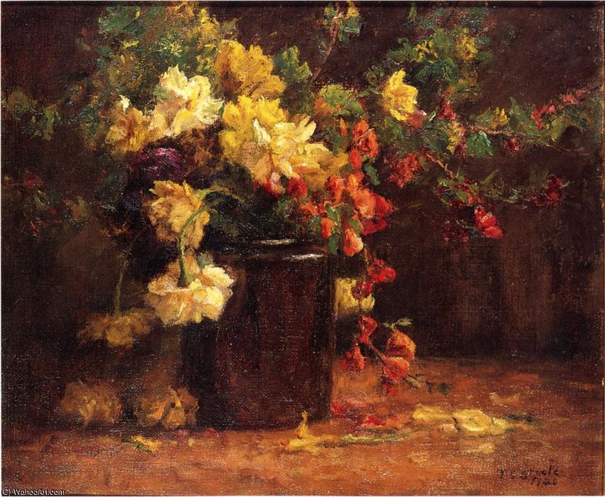 Wikioo.org - The Encyclopedia of Fine Arts - Painting, Artwork by Theodore Clement Steele - June Glory )