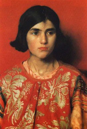 Wikioo.org - The Encyclopedia of Fine Arts - Painting, Artwork by Thomas Cooper Gotch - TheExile