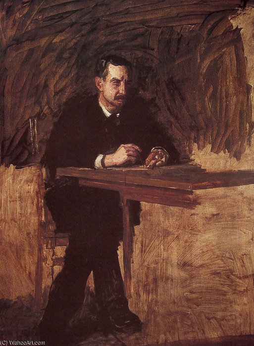Wikioo.org - The Encyclopedia of Fine Arts - Painting, Artwork by Thomas Eakins - Portrait of Professor Marks