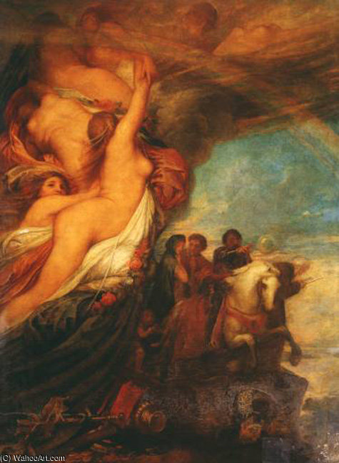 Wikioo.org - The Encyclopedia of Fine Arts - Painting, Artwork by George Frederic Watts - Life-s Illusions