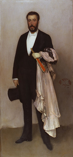 WikiOO.org - Encyclopedia of Fine Arts - Festés, Grafika James Abbott Mcneill Whistler - Arrangement in flash colour and black