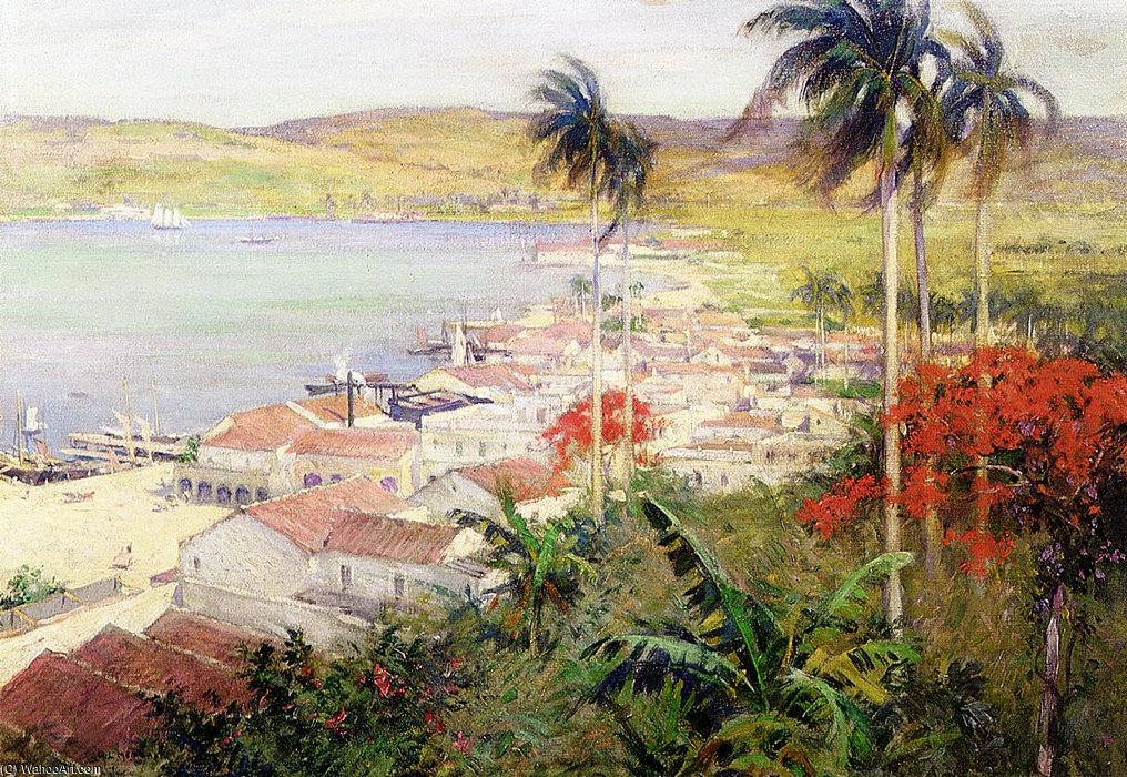 WikiOO.org - אנציקלופדיה לאמנויות יפות - ציור, יצירות אמנות Willard Leroy Metcalf - havana harbor
