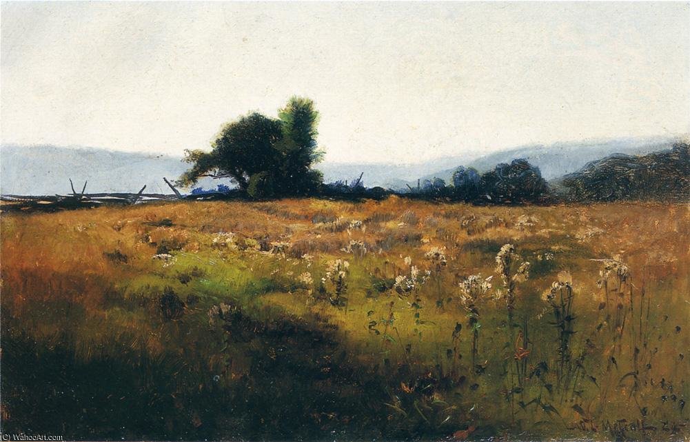 WikiOO.org - אנציקלופדיה לאמנויות יפות - ציור, יצירות אמנות Willard Leroy Metcalf - Mountain View from High Field