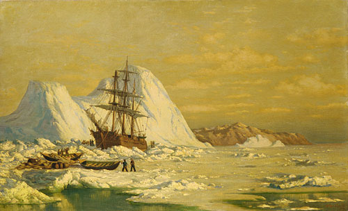 Wikioo.org – L'Encyclopédie des Beaux Arts - Peinture, Oeuvre de William Bradford - Un incident de chasse à la baleine