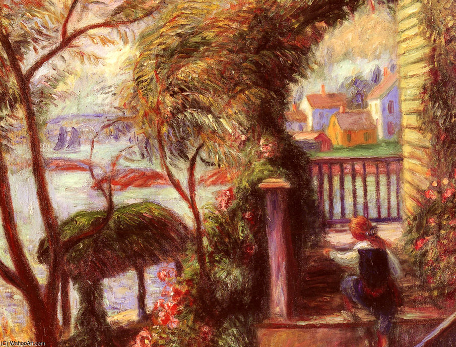 Wikioo.org - The Encyclopedia of Fine Arts - Painting, Artwork by William James Glackens - east point gloucester
