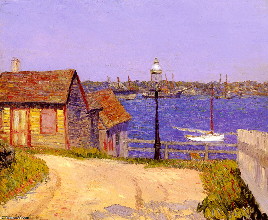Wikioo.org - The Encyclopedia of Fine Arts - Painting, Artwork by William James Glackens - new castle new hampshire
