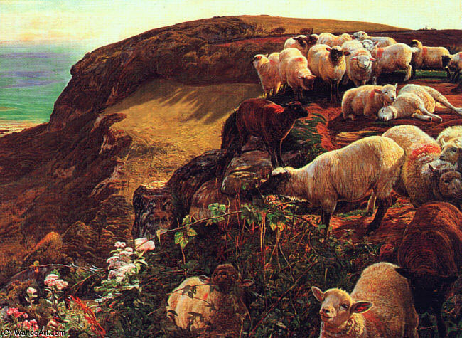 WikiOO.org - Enciclopedia of Fine Arts - Pictura, lucrări de artă William Holman Hunt - On English Coasts