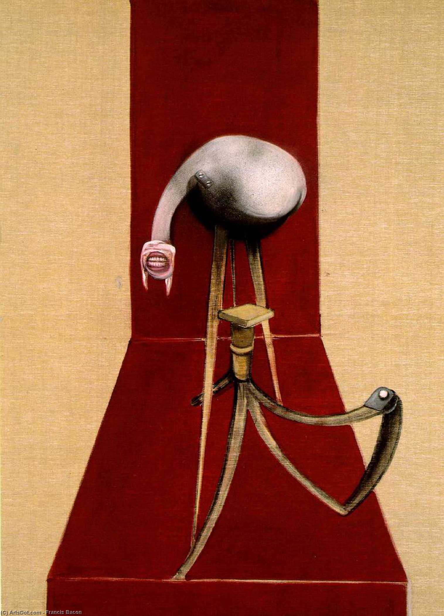 Wikioo.org - The Encyclopedia of Fine Arts - Painting, Artwork by Francis Bacon - 2nd vers of triptych -