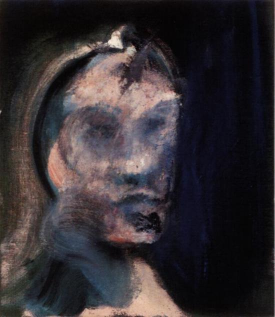 WikiOO.org - Енциклопедия за изящни изкуства - Живопис, Произведения на изкуството Francis Bacon - Study for a Portrait [looking left],