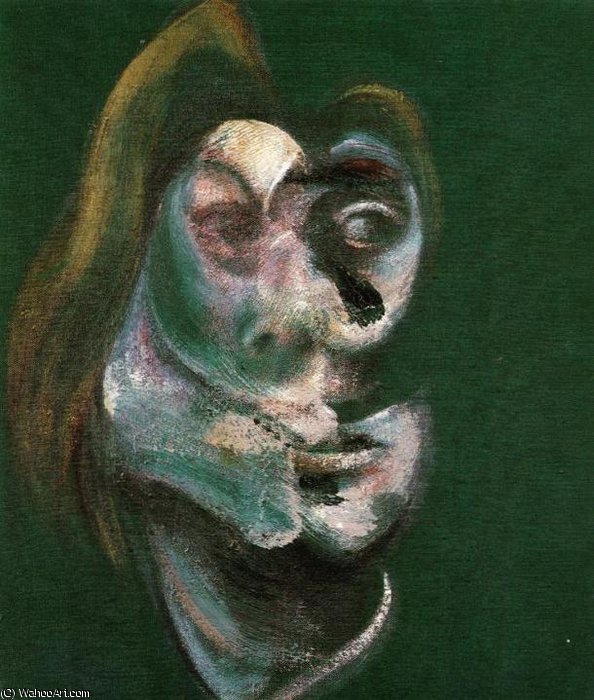 Wikioo.org - The Encyclopedia of Fine Arts - Painting, Artwork by Francis Bacon - Study for Head of Isabel Rawsthorne III