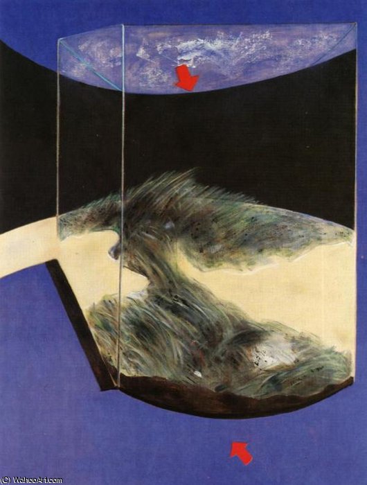 Wikoo.org - موسوعة الفنون الجميلة - اللوحة، العمل الفني Francis Bacon - Landscape,