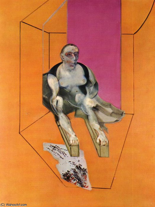 Wikioo.org - The Encyclopedia of Fine Arts - Painting, Artwork by Francis Bacon - Sphinx - Portrait of Muriel Belcher,