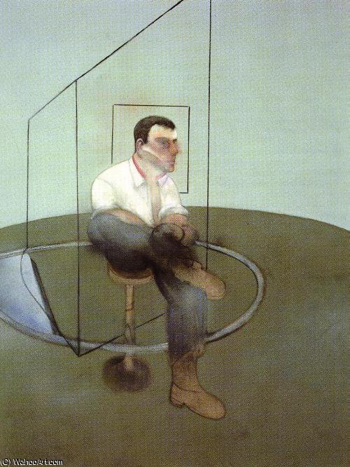 Wikioo.org - The Encyclopedia of Fine Arts - Painting, Artwork by Francis Bacon - 3 Studies for a Portrait of John Edwards, left