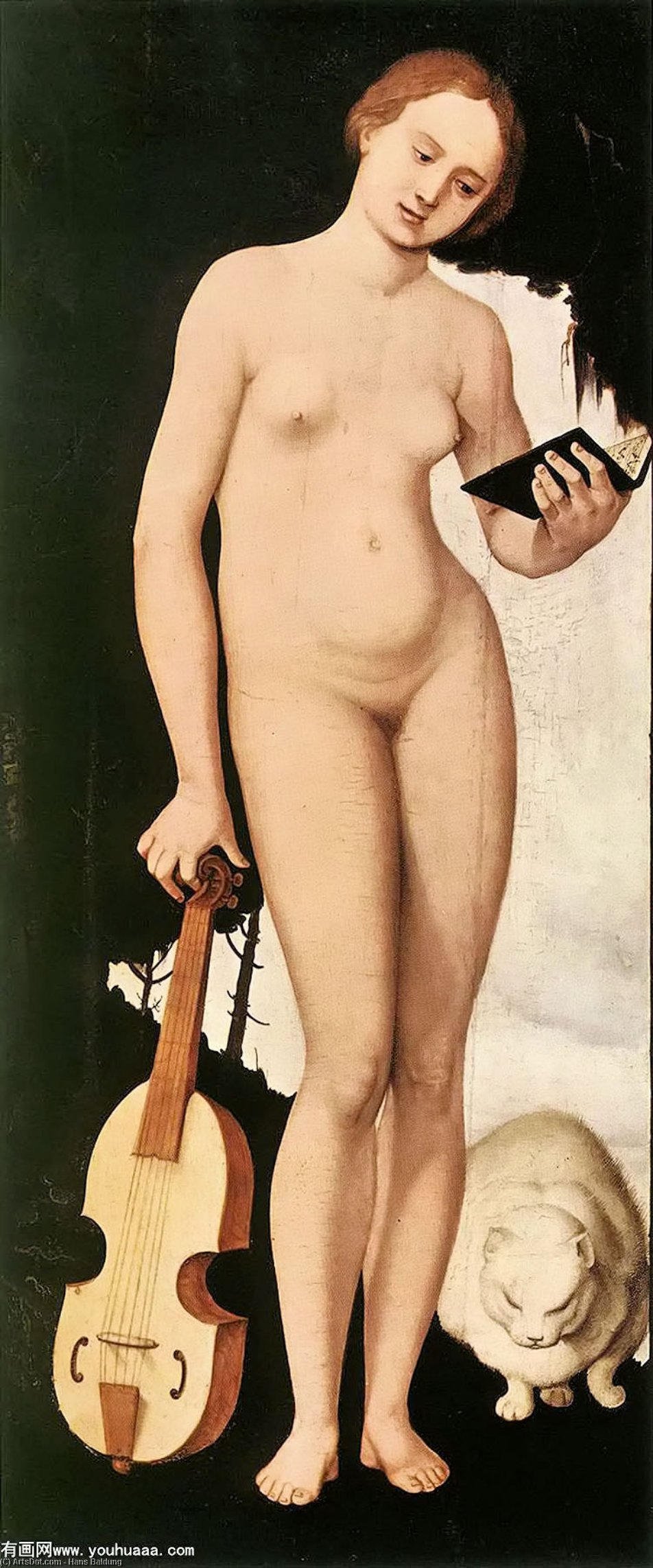 Wikioo.org - The Encyclopedia of Fine Arts - Painting, Artwork by Hans Baldung - Grien Music, approx. pine panel, Pinakothek at