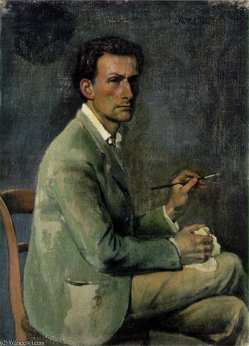 Wikioo.org - The Encyclopedia of Fine Arts - Painting, Artwork by Balthus (Balthasar Klossowski) - Self-portrait private
