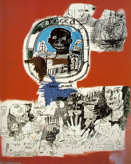 WikiOO.org - Энциклопедия изобразительного искусства - Живопись, Картины  Jean Michel Basquiat - логотип частный