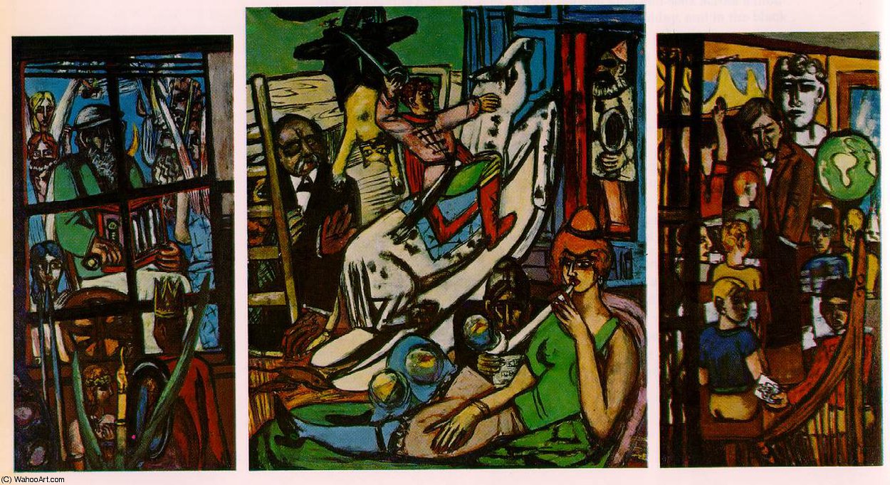 Wikioo.org - Bách khoa toàn thư về mỹ thuật - Vẽ tranh, Tác phẩm nghệ thuật Max Beckmann - Beginnning, Metropolitan Museum of Art, N