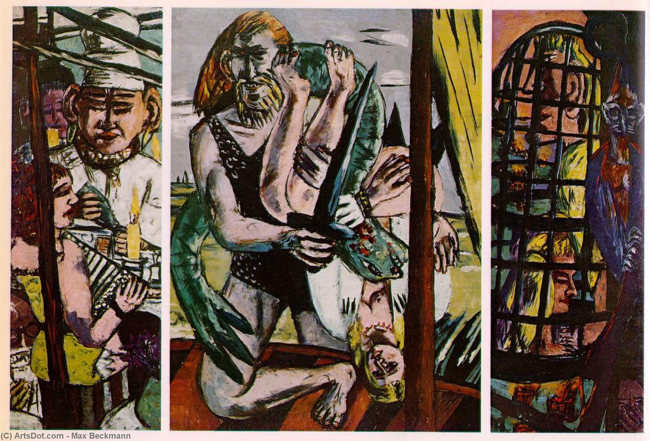 Wikioo.org - The Encyclopedia of Fine Arts - Painting, Artwork by Max Beckmann - Perseus, folkwang museum, essen