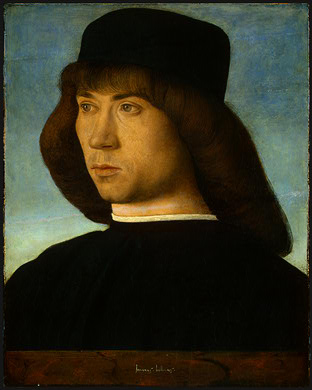 Wikioo.org - The Encyclopedia of Fine Arts - Painting, Artwork by Giovanni Bellini - portrait of a young man ngw