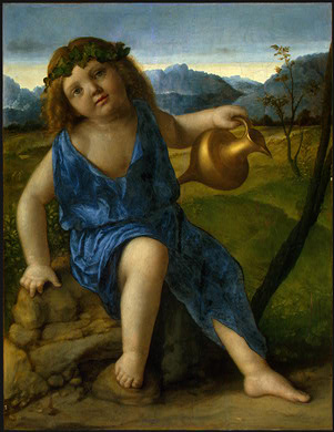 Wikioo.org - The Encyclopedia of Fine Arts - Painting, Artwork by Giovanni Bellini - the infant bacchus, probably ngw