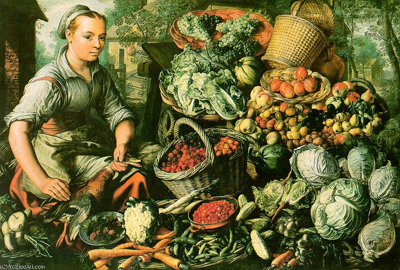 WikiOO.org - Енциклопедия за изящни изкуства - Живопис, Произведения на изкуството Joachim Beuckelaer - Flemish, approx. )