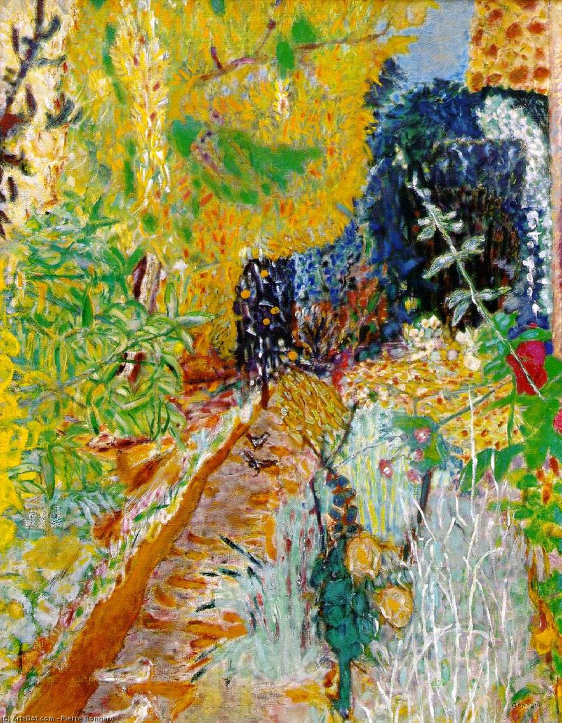 WikiOO.org - Енциклопедія образотворчого мистецтва - Живопис, Картини
 Pierre Bonnard - Le jardin musee du petit-palais, paris