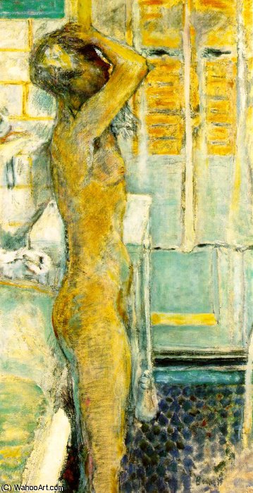 Wikioo.org - The Encyclopedia of Fine Arts - Painting, Artwork by Pierre Bonnard - Le nu gris (the grey nude) private