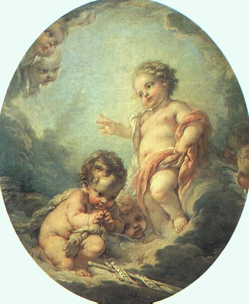 Wikioo.org - The Encyclopedia of Fine Arts - Painting, Artwork by François Boucher - Christ baptist