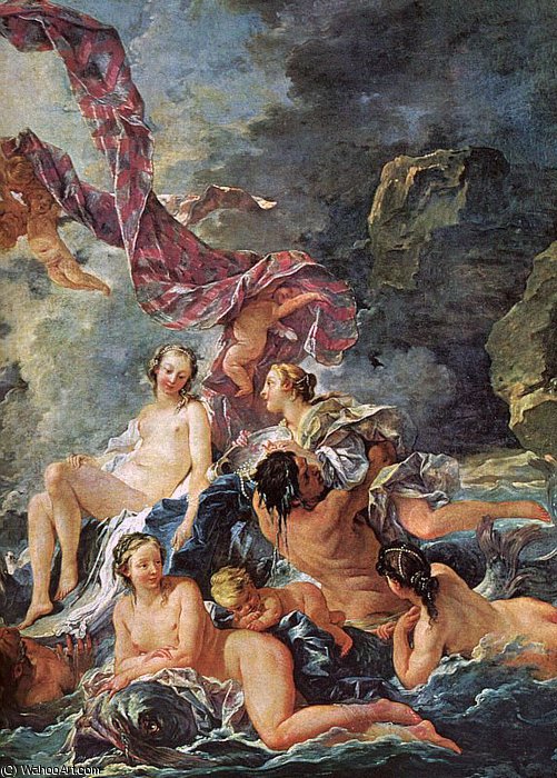 Wikioo.org – L'Enciclopedia delle Belle Arti - Pittura, Opere di François Boucher - il trionfo di Venere