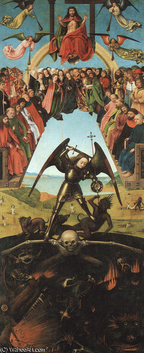 Wikioo.org - The Encyclopedia of Fine Arts - Painting, Artwork by Petrus Christus - The last judgement, gemäldegalerie, staatliche muse
