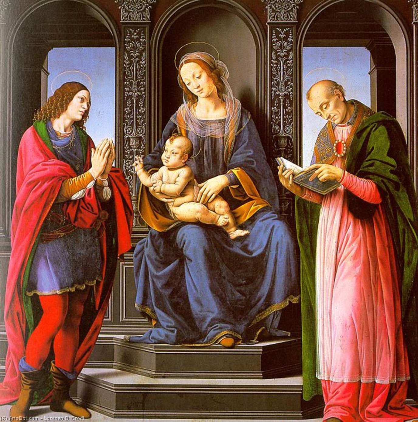 WikiOO.org - Encyclopedia of Fine Arts - Maleri, Artwork Lorenzo Di Credi - Italian, )