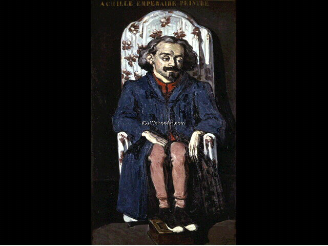 WikiOO.org - Εγκυκλοπαίδεια Καλών Τεχνών - Ζωγραφική, έργα τέχνης Paul Cezanne - Achille Emperaire, ca Musée d'Orsa