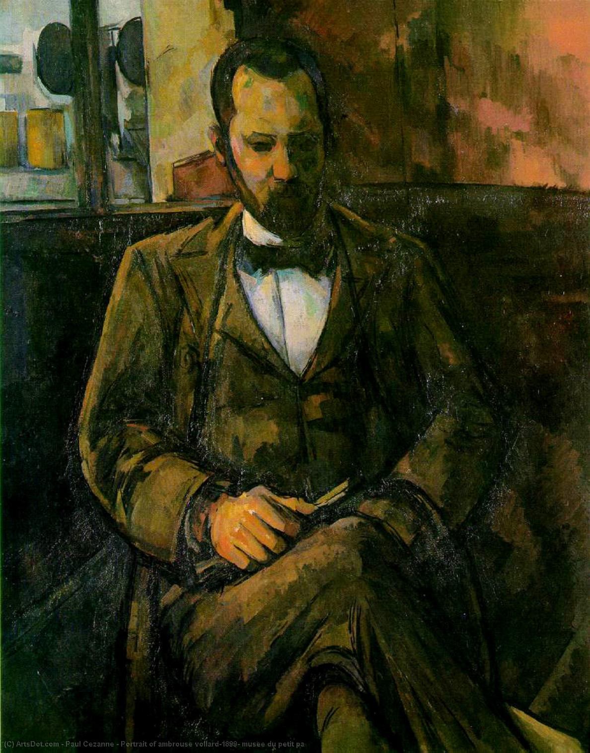 Wikioo.org – L'Enciclopedia delle Belle Arti - Pittura, Opere di Paul Cezanne - Ritratto ambrouse vollard , 1899 , musee du petit papà