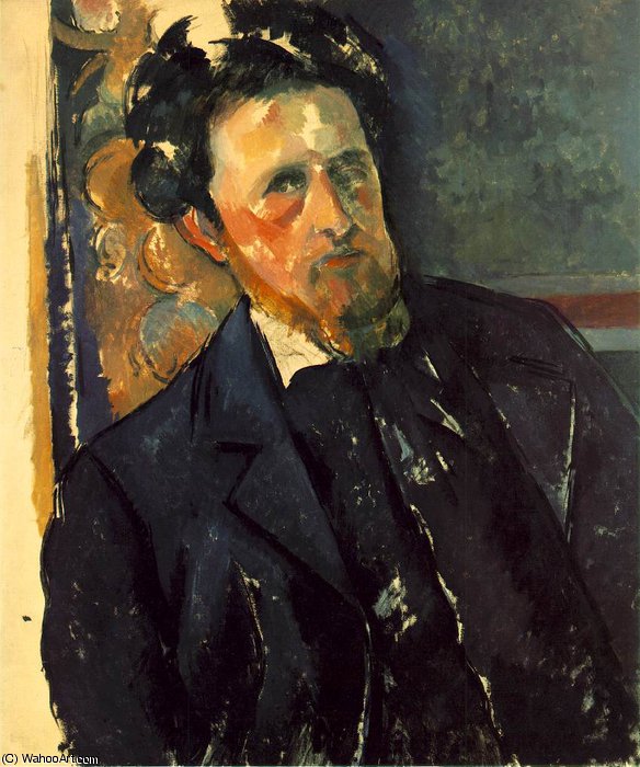 Wikioo.org - The Encyclopedia of Fine Arts - Painting, Artwork by Paul Cezanne - Portrait of joachim gasquet,1896, narodni galerie, p