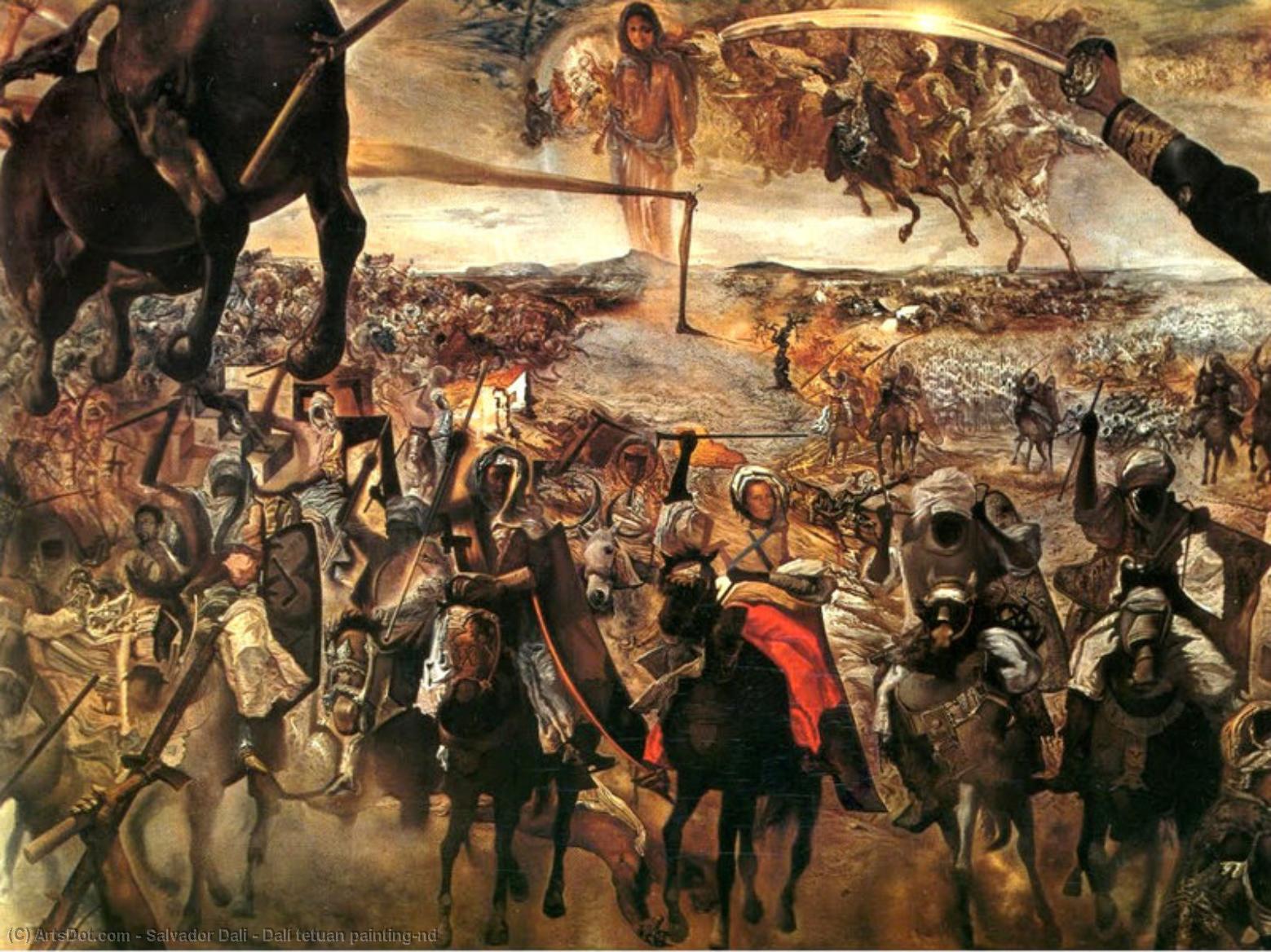 Wikioo.org – L'Enciclopedia delle Belle Arti - Pittura, Opere di Salvador Dali - Dalí tetuan pittura , nd