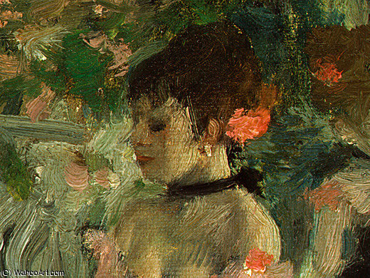 Wikioo.org - The Encyclopedia of Fine Arts - Painting, Artwork by Edgar Degas - Dancers Backstage, detalj 3, NG Washington