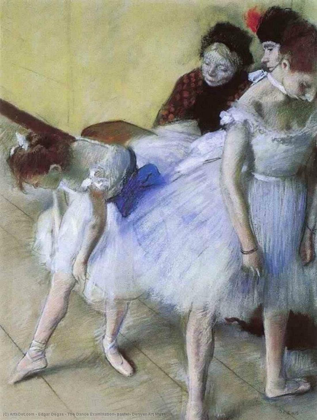 Wikioo.org – L'Enciclopedia delle Belle Arti - Pittura, Opere di Edgar Degas - la danza Esame , pastello , Denver Arte Museo
