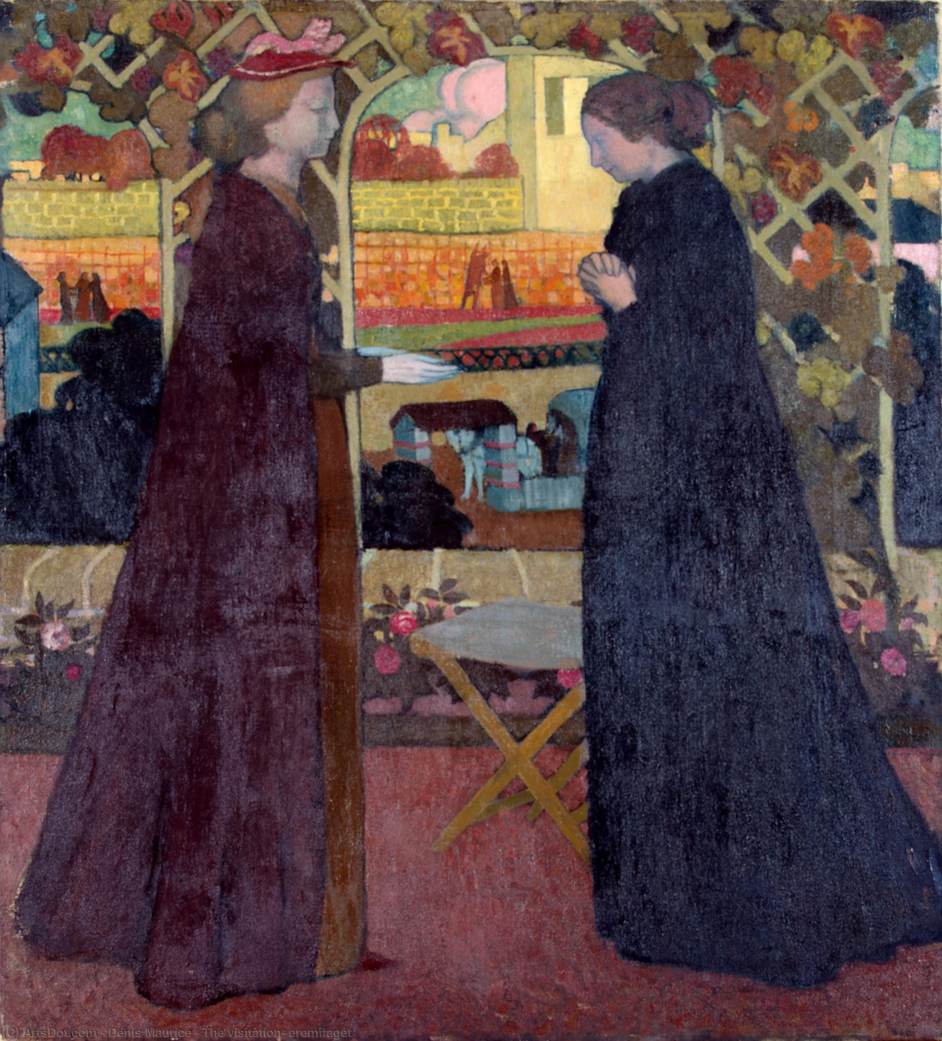 WikiOO.org - Enciklopedija likovnih umjetnosti - Slikarstvo, umjetnička djela Denis Maurice - The visitation, eremitaget
