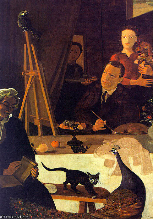 Wikioo.org - The Encyclopedia of Fine Arts - Painting, Artwork by André Derain - The Painter and his Family, Tate Gallery, Londo