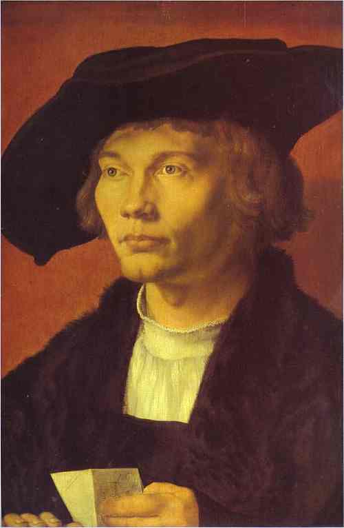 WikiOO.org - Enciklopedija dailės - Tapyba, meno kuriniai Albrecht Durer - Portrait of Bernard von Reesen